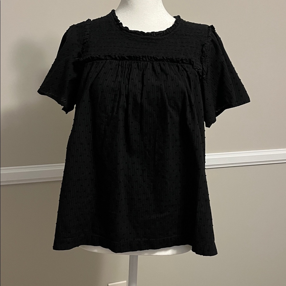 Lauren Conrad black blouse size medium